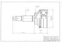 Шрус NI-019A42