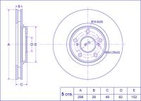 Диск тормозной TG-43512-48011/RN1162V *Ti•GUAR