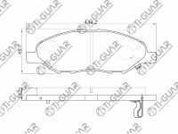 Тормозные колодки TG-675/PF2452* Ti·GUAR