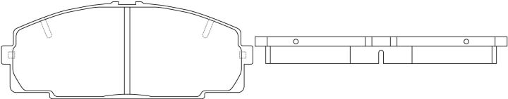 Тормозные колодки BP21237* SB NAGAMOCHI  Тормозные колодки BP21237* SB NAGAMOCHI